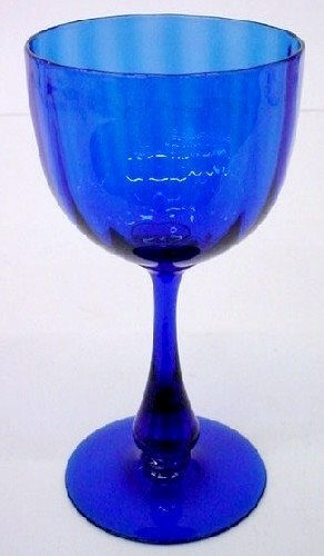 7057 - Flemish Blue Transparent Goblet
