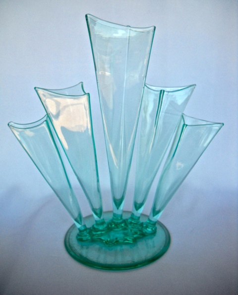 7063 - Celadon Transparent Vase