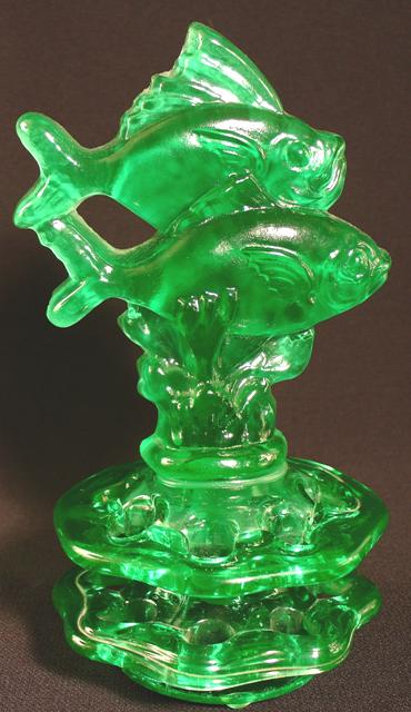 7064 - Pomona Green Transparent Table Decoration