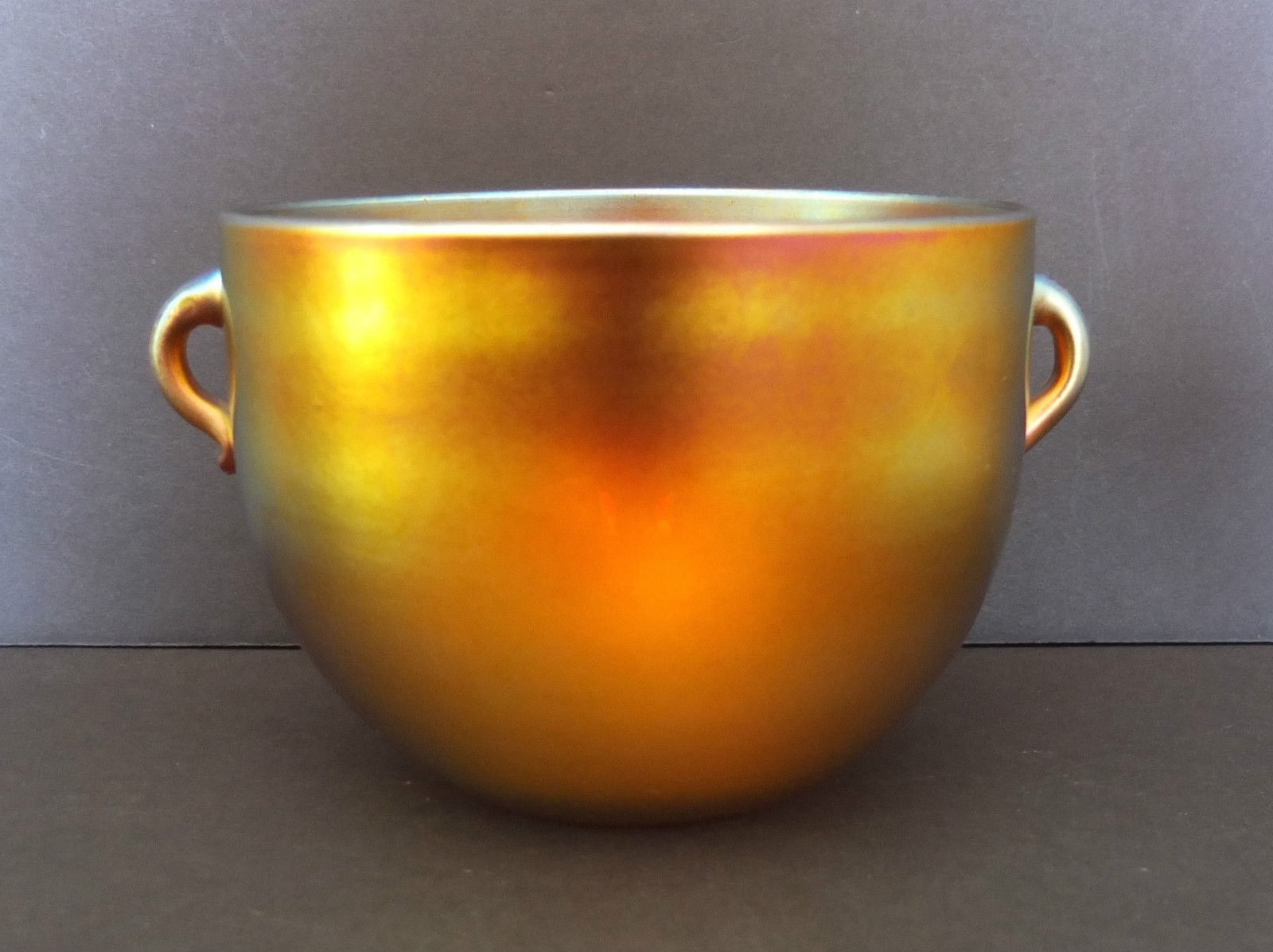 7096 - Gold Aurene Iridescent Bowl
