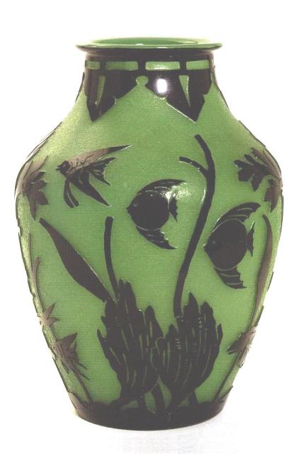 7097 - Acid Etched Vase
