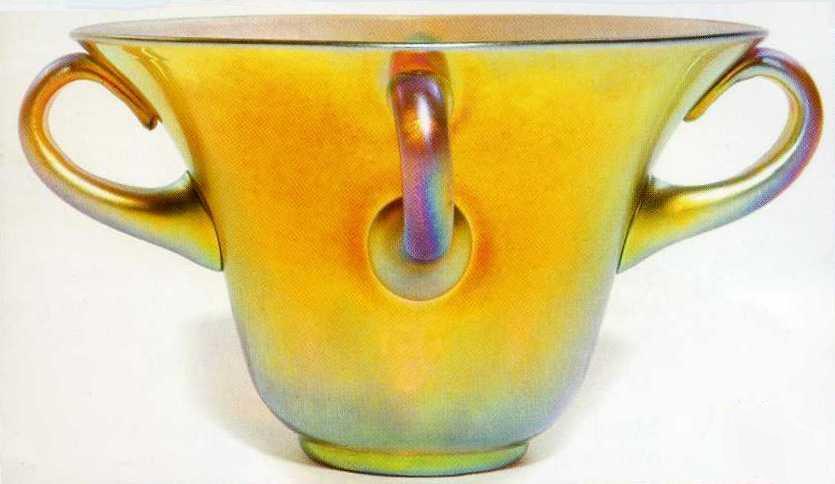 7101 - Gold Aurene Iridescent Bowl