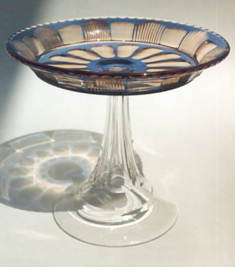 7173 - Alexandrite Engraved Compote