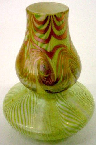 718 - Opal Iridescent Vase