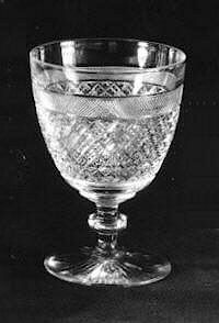 7270 - Colorless Engraved Goblet