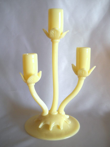 7317 - Ivory Translucent Candelabra