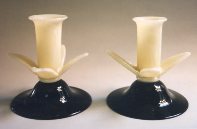 7323 - Ivory Translucent Candlestick