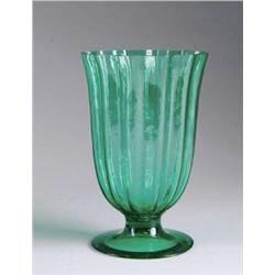 7331 - Pomona Green Transparent Vase