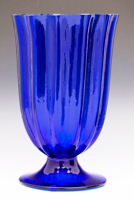 7331 - Flemish Blue Transparent Vase