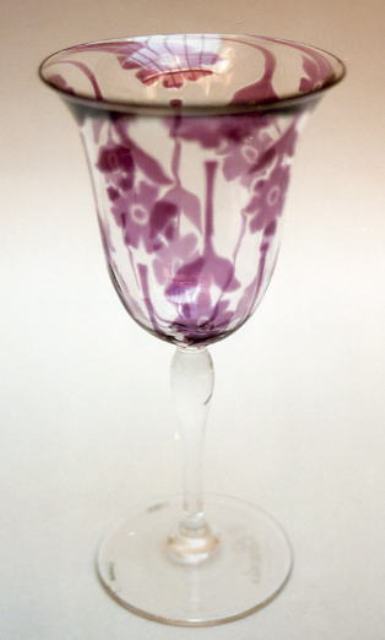 7402 - Colorless Intarsia Goblet