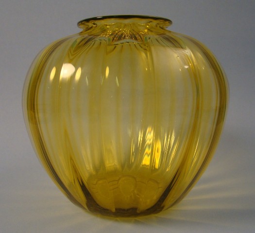 7430 - Bristol Yellow Transparent Vase