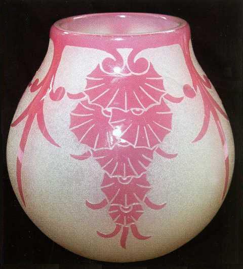 7440 - Acid Etched Vase