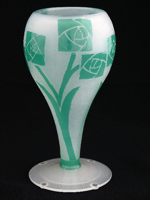 7444 - Acid Etched Vase
