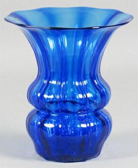 7447 - Flemish Blue Transparent Vase