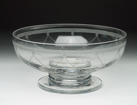 7485 - Colorless Engraved Bowl
