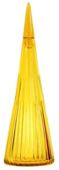 7625 - Bristol Yellow Transparent Decanter