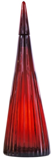 7625 - Selenium Red Transparent Decanter