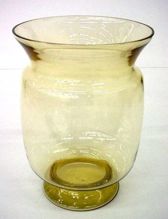 7692 - Amber Transparent Vase