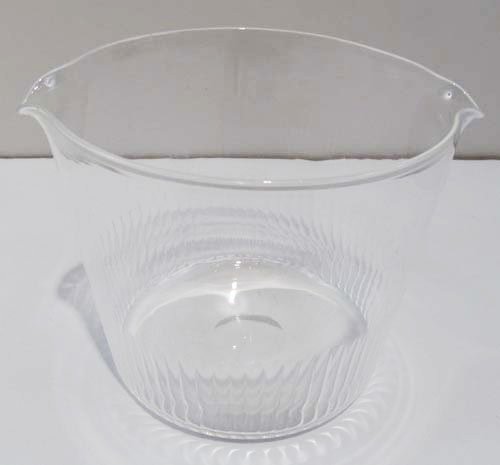 7716 - Colorless Engraved Wine Glass Cooler