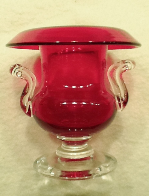 7734 - Selenium Red Transparent Cigarette Holder