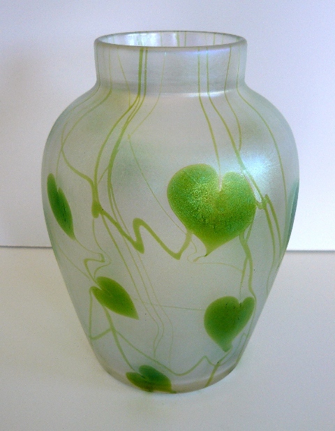 789 - Verre de Soie New Intarsia Vase