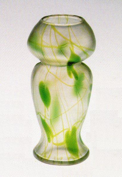 793 - Verre de Soie New Intarsia Vase