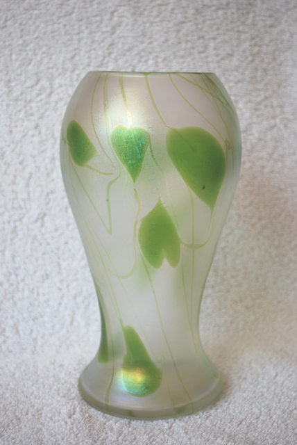 794 - Verre de Soie New Intarsia Vase