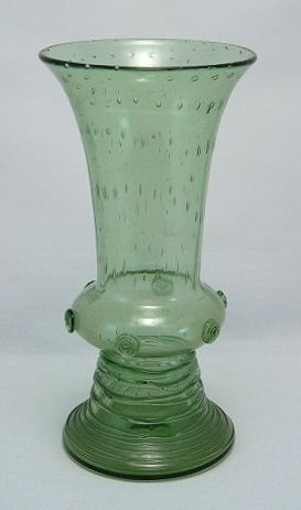 8326 - Spanish Green Transparent Vase