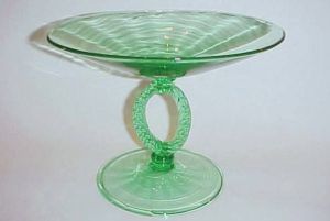 8407 - Green Transparent Compote