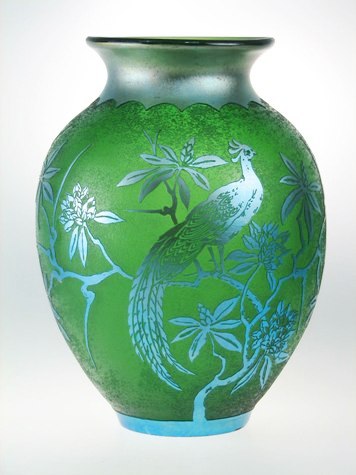 8413 - Acid Etched Vase