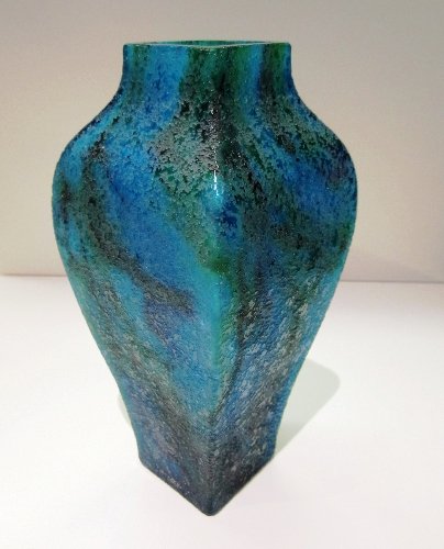 8414 - Blue Moss Agate Vase