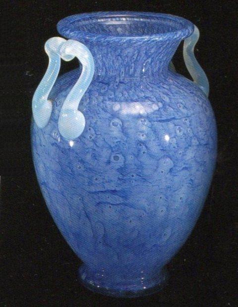 8508 - Blue Cluthra Cluthra Vase
