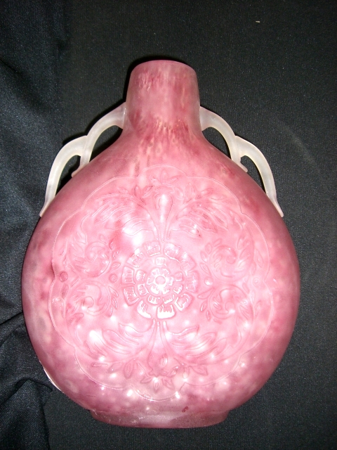 8515 - Rose Cluthra Acid Etched Vase