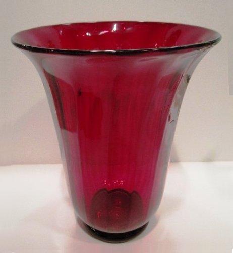 8531 - Selenium Red Transparent Bowl
