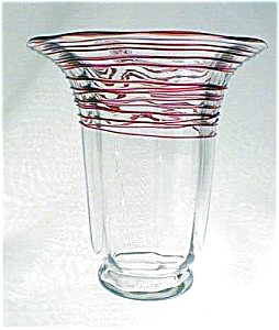 913 - Colorless Transparent Shade Vase