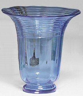 913 - French Blue Transparent Shade Vase
