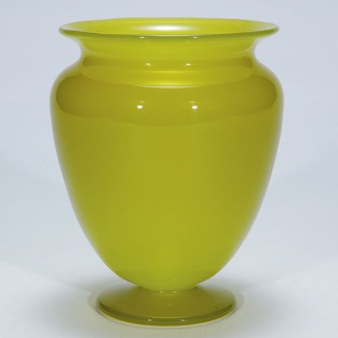 938 - Yellow Jade Jade Vase