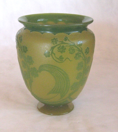 938 - Acid Etched Vase