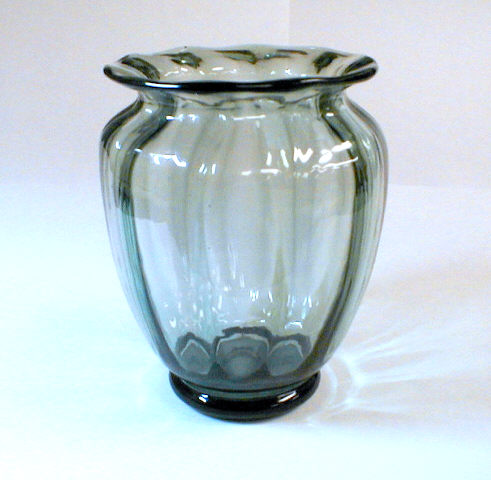 938 - Sea Green Transparent Shade Vase