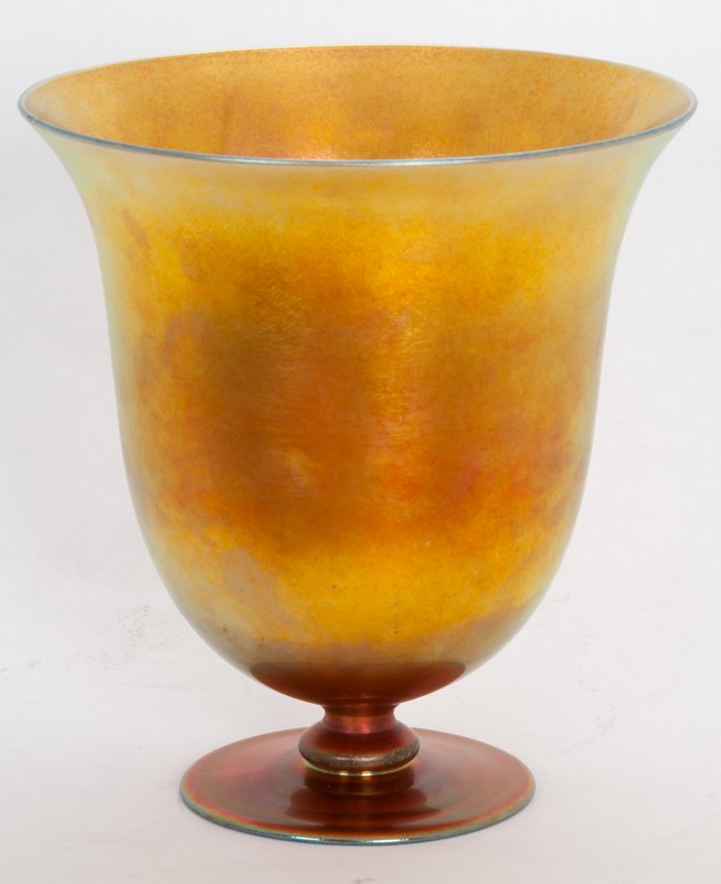 2772 - Gold Aurene Iridescent Punch Bowl