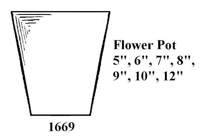 1669 - Flower Pot