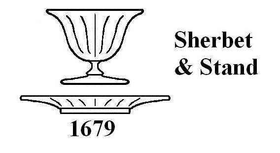 1679 - Sherbet & Underplate