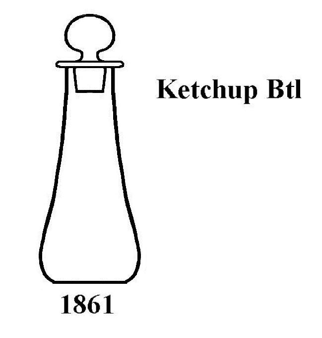 1861 - Catsup Bottle