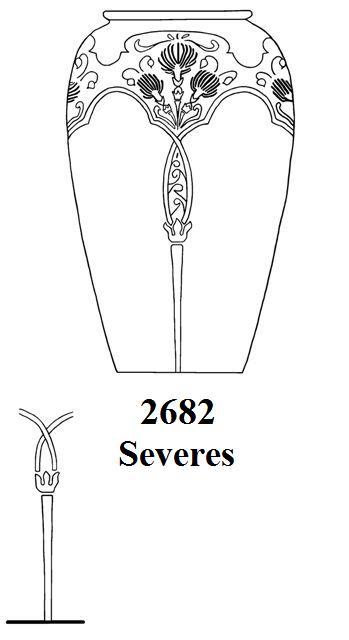 2682 - Acid Etched Vase