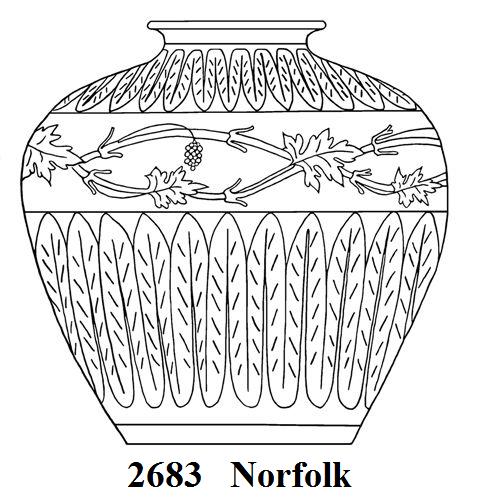 2683 - Acid Etched Vase