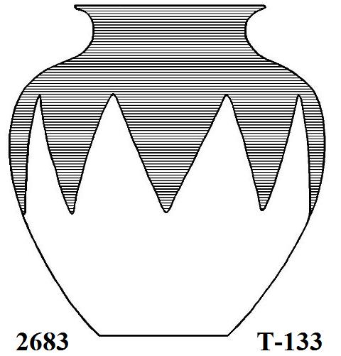 2683 - Engraved Vase