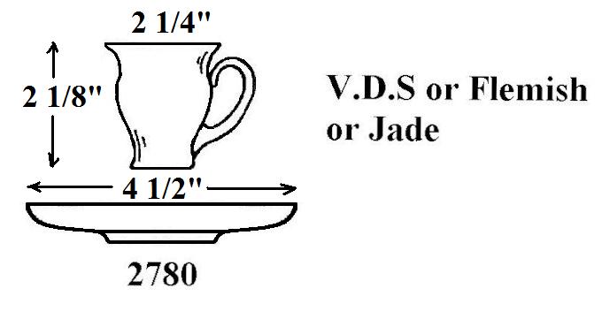 2780 - Cup & Saucer