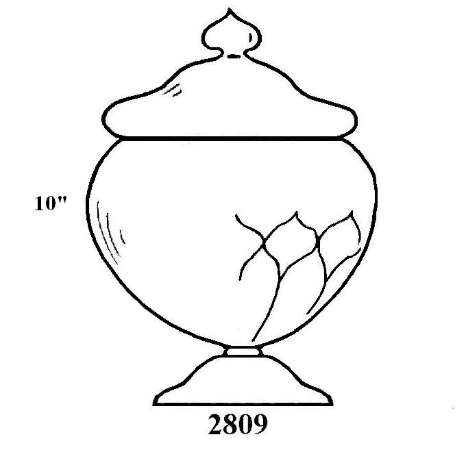 2809 - Covered Vase