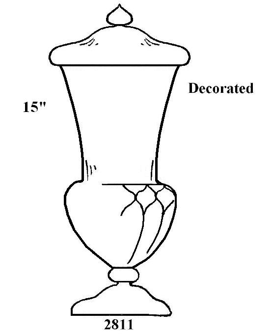 2811 - Covered Vase
