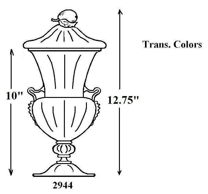 2944 - Covered Vase